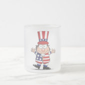 Gute alte USA Mattglastasse (Mittel)