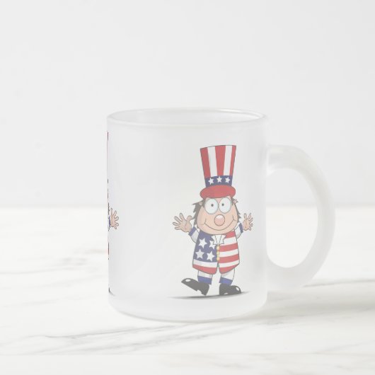 Gute alte USA Mattglastasse (Rechts)