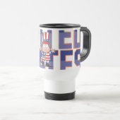 Gute alte USA Reisebecher (VorderseiteRechts)