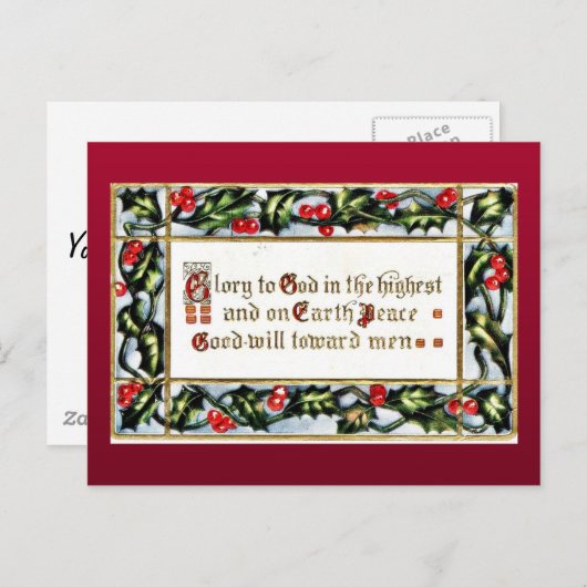 Gute alte Weihnachten (Vorne/Hinten)