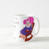 Gute alte Zeiten Kaffeetasse (VorderseiteRechts)