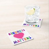 GÜTE-ANGELEGENHEITEN RECHTECKIGER PAPPUNTERSETZER (Vor Ort)