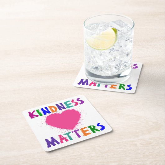 GÜTE-ANGELEGENHEITEN RECHTECKIGER PAPPUNTERSETZER (Vor Ort)