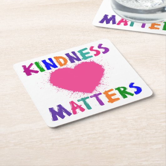 GÜTE-ANGELEGENHEITEN RECHTECKIGER PAPPUNTERSETZER (angewinkelt)