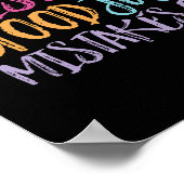 Gute Anwälte und Richter für Fehler inspirierend Poster (Ecke)