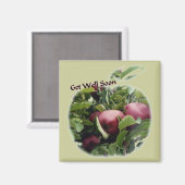 Gute Äpfel Fotografie Magnet (Vorderseite/Rückseite)