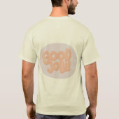 Gute Arbeit 3D-Typografie-Design. T-Shirt (Rückseite)