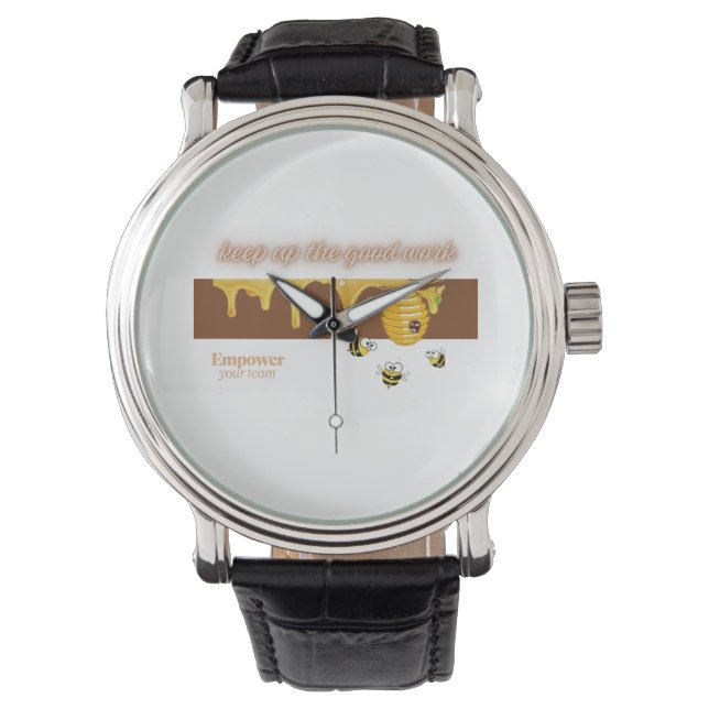 gute Arbeit Armbanduhr (Vorderseite)