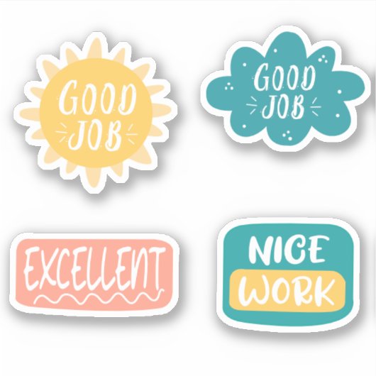 Gute Arbeit Aufkleber (Vorderseite)