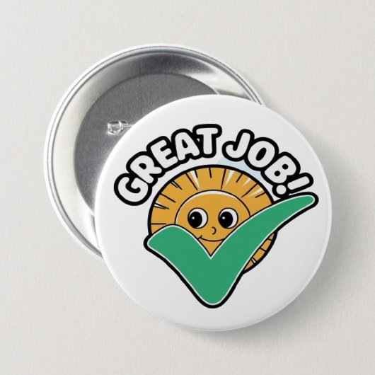 gute Arbeit Button (Vorne & Hinten)