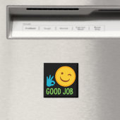 Gute Arbeit Emoji Magnet (In Situ (Geschirrspüler))