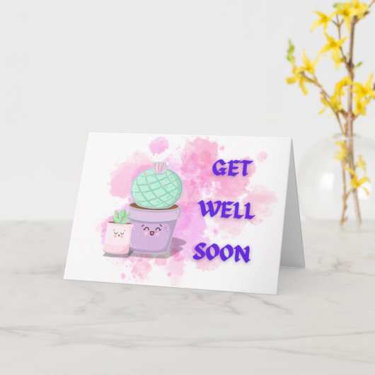 Gute Arbeit Karte (Gelbe Blume)