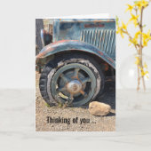 Gute Arbeit Karte (Gelbe Blume)