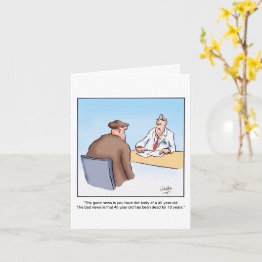 Gute Arbeit Karte (Gelbe Blume)