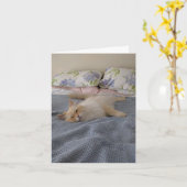 Gute Arbeit Karte (Gelbe Blume)