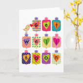 Gute Arbeit Karte (Gelbe Blume)