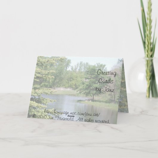 Gute Arbeit Karte (Rückseite)