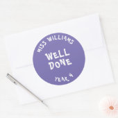 Gute Arbeit Lehrer Förderung Star Sticker (Umschlag)