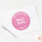 Gute Arbeit Lehrer Förderung Star Sticker (Umschlag)