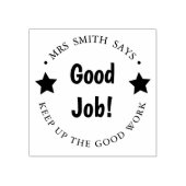 Gute Arbeit Lehrer gut gemacht Hausaufgaben Briefm Gummistempel (Prägung)