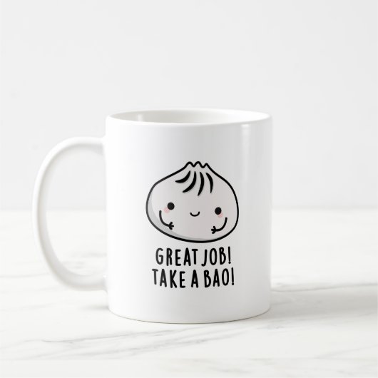 Gute Arbeit mit einem Bao Funny Dimsum Puff Kaffeetasse (Links)