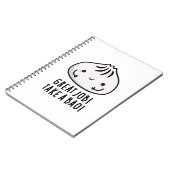 Gute Arbeit mit einem Bao Funny Dimsum Puff Notizblock (Linke Seite)