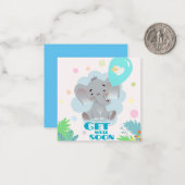 Gute Arbeit Mitteilungskarte (Vorderseite/Rückseite Beispiel)