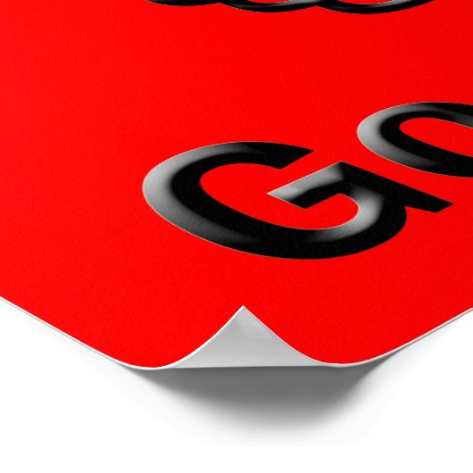 Gute Arbeit Poster (Ecke)