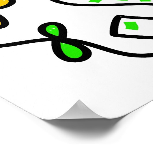 Gute Arbeit Poster (Ecke)