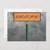 GUTE ARBEIT! Postkarte (Vorne/Hinten)