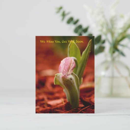 Gute Arbeit Postkarte (Stehend Vorderseite)