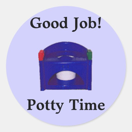 Gute Arbeit! Potty Time Stickers (Vorderseite)