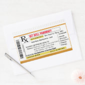 Gute Arbeit Rechteckiger Aufkleber (Umschlag)