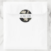 Gute Arbeit Runder Aufkleber (Tasche)