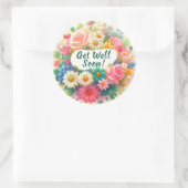 Gute Arbeit Runder Aufkleber (Tasche)