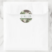 Gute Arbeit Runder Aufkleber (Tasche)