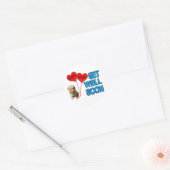 Gute Arbeit Runder Aufkleber (Umschlag)