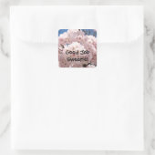 Gute Arbeit Süße! Aufkleber Rosa Blume blüht (Tasche)