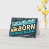 GUTE ARBEIT UND GLÜCKLICH **40.** GEBURTSTAG KARTE (Gelbe Blume)