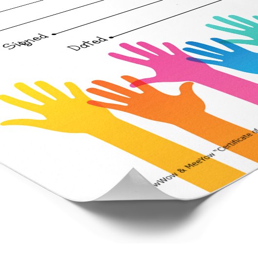 Gute Arbeit! (Wertungszeugnis Nr. 03) Poster (Ecke)