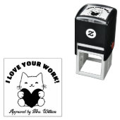 Gute Arbeit zurück zur Schule Ermutigung Lehrer Permastempel (Beispiel)