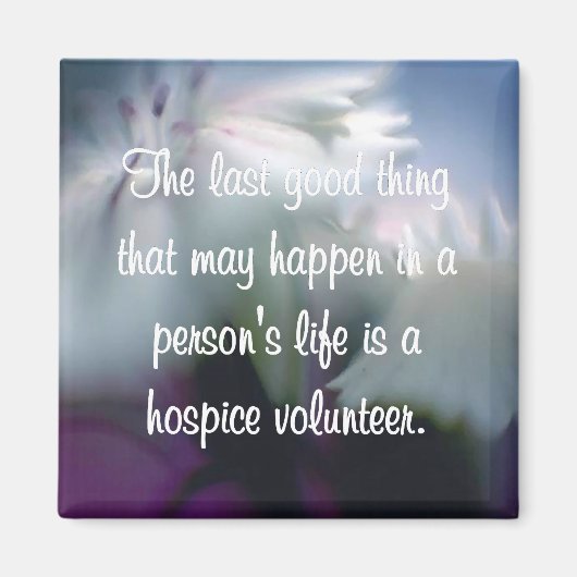 Gute Arbeiten des Hospice Volunteer Magnet (Vorne)