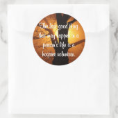 Gute Arbeiten des Hospice Volunteer Runder Aufkleber (Tasche)