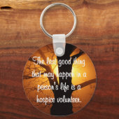 Gute Arbeiten des Hospice Volunteer Schlüsselanhänger (Vorderseite)