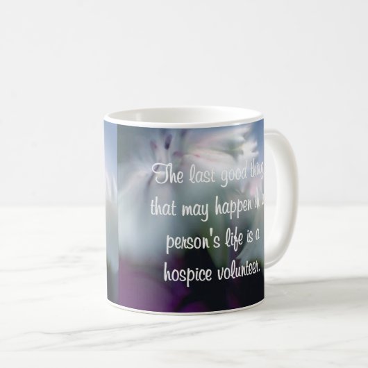 Gute Arbeiten des Pflegeheim-Freiwilligen Kaffeetasse (VorderseiteRechts)