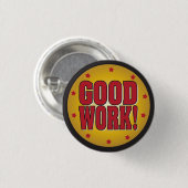 GUTE ARBEITS-Anerkennung und -anerkennung Button (Vorne & Hinten)