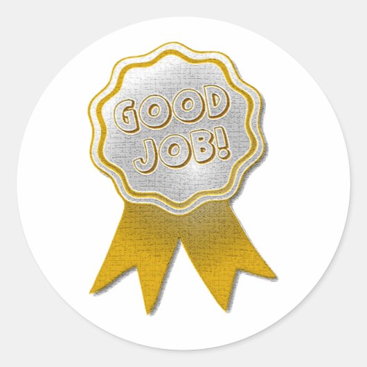 GUTE ARBEITSGOLD RIBBON STICKER (Vorderseite)