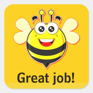 Gute Arbeitsplatzaufkleber Quadratischer Aufkleber