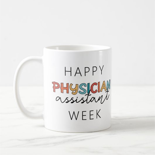 Gute Arztassistenzwoche Kaffeetasse (Links)