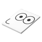 Gute Augen und Mund - Notepad Notizblock (Rotiert)